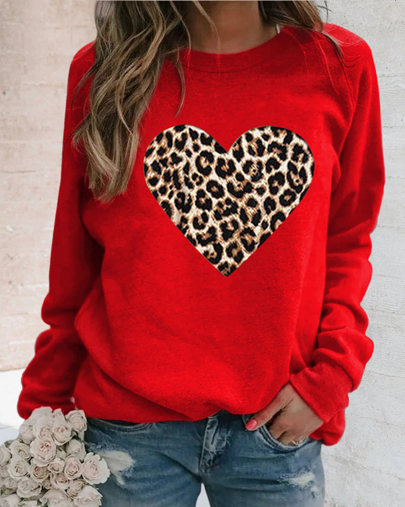 Tatjana – Leo-Pullover mit Herzmuster