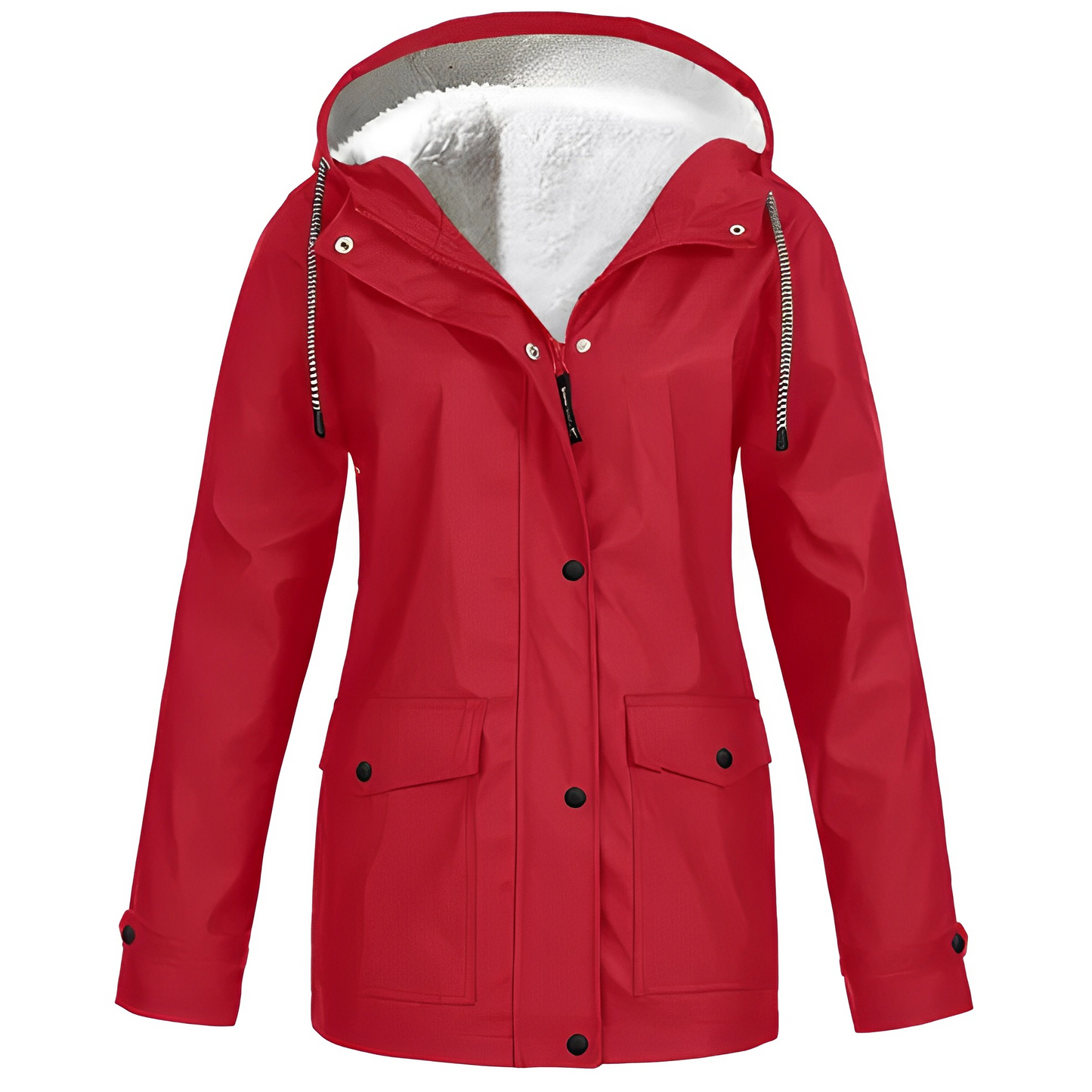 Sherlyn - Frauen Outdoor-Jacke mit Kapuze und weichem Innenfutter