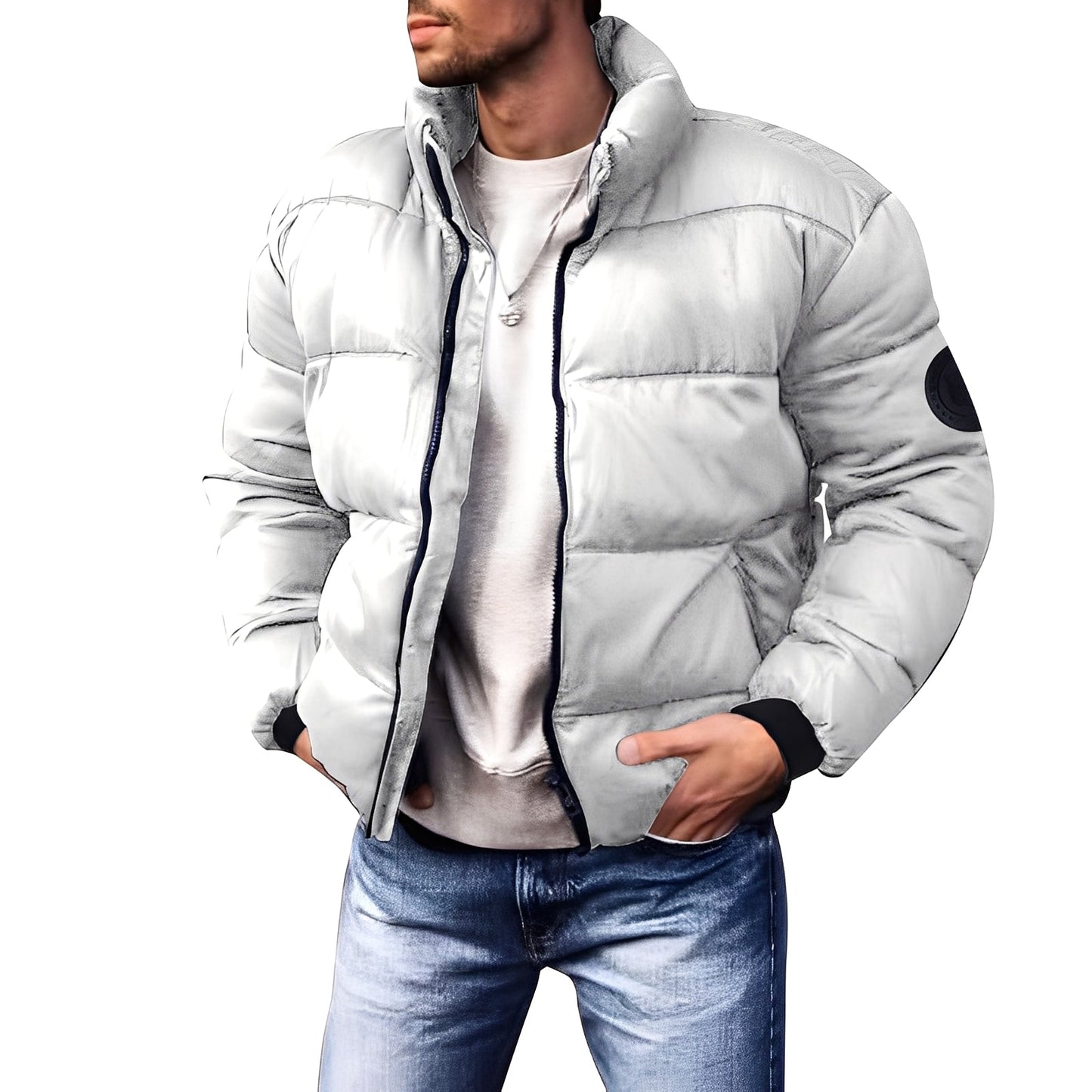 Keaton - Stilvolle, warme Herren-Daunenjacke