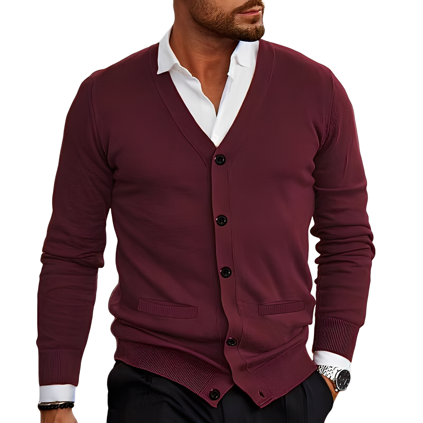 Bradley - Bequemer, leichter Herren-Cardigan