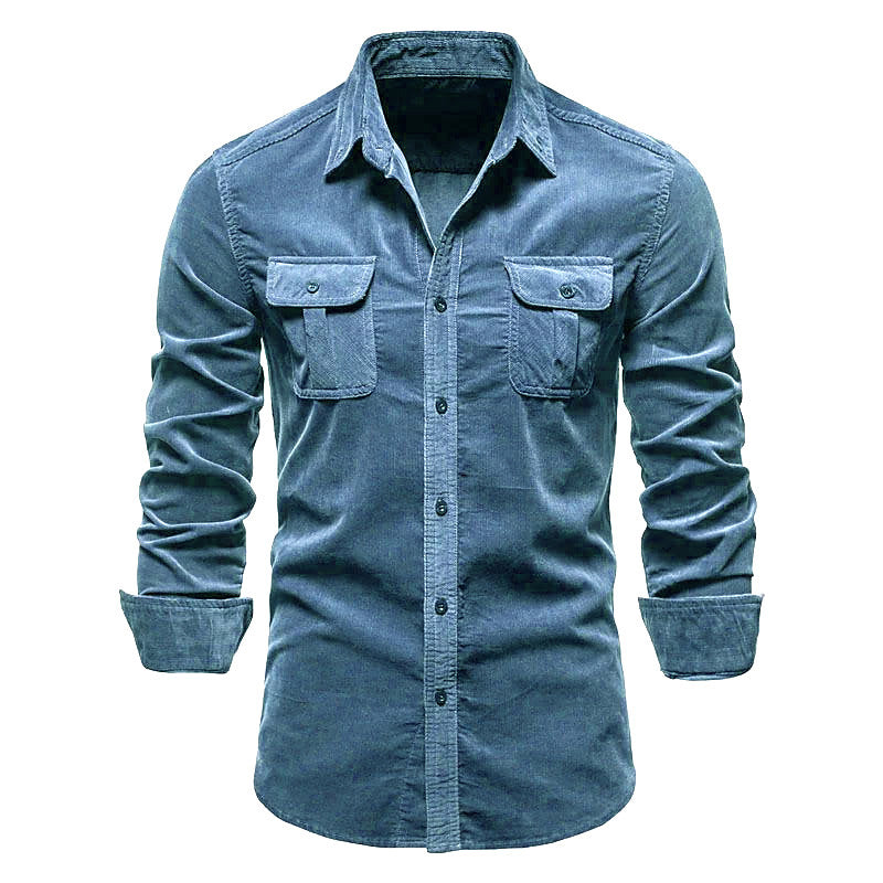 Rowen - Einfaches Shirt für Herren mit Taschen