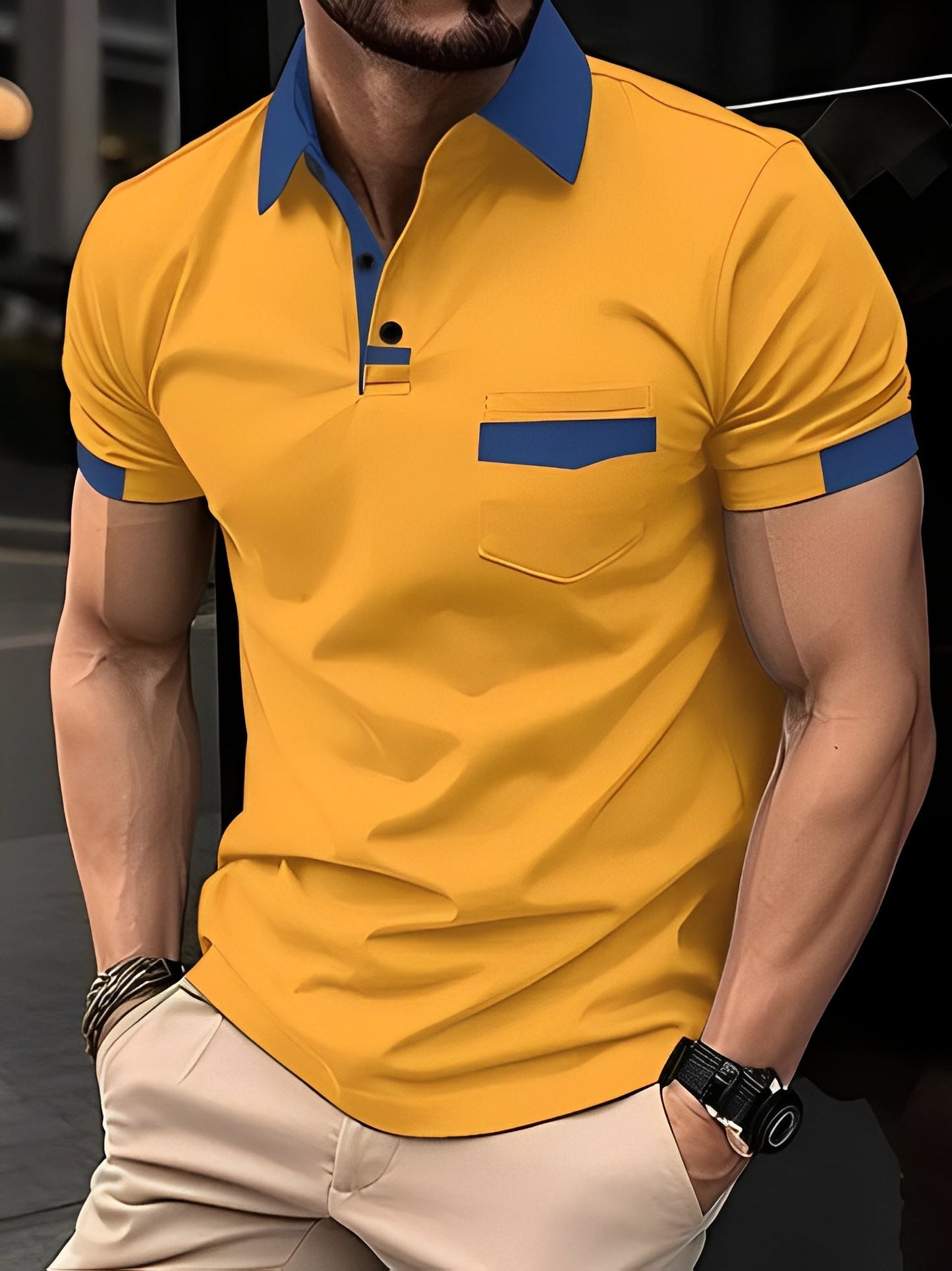 Darwin - Gemütliches, enges Poloshirt für Herren