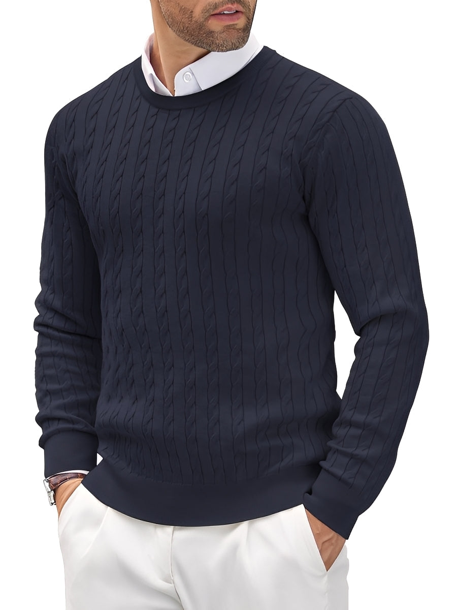 Randell - Eleganter, schmal geschnittener Herrenpullover