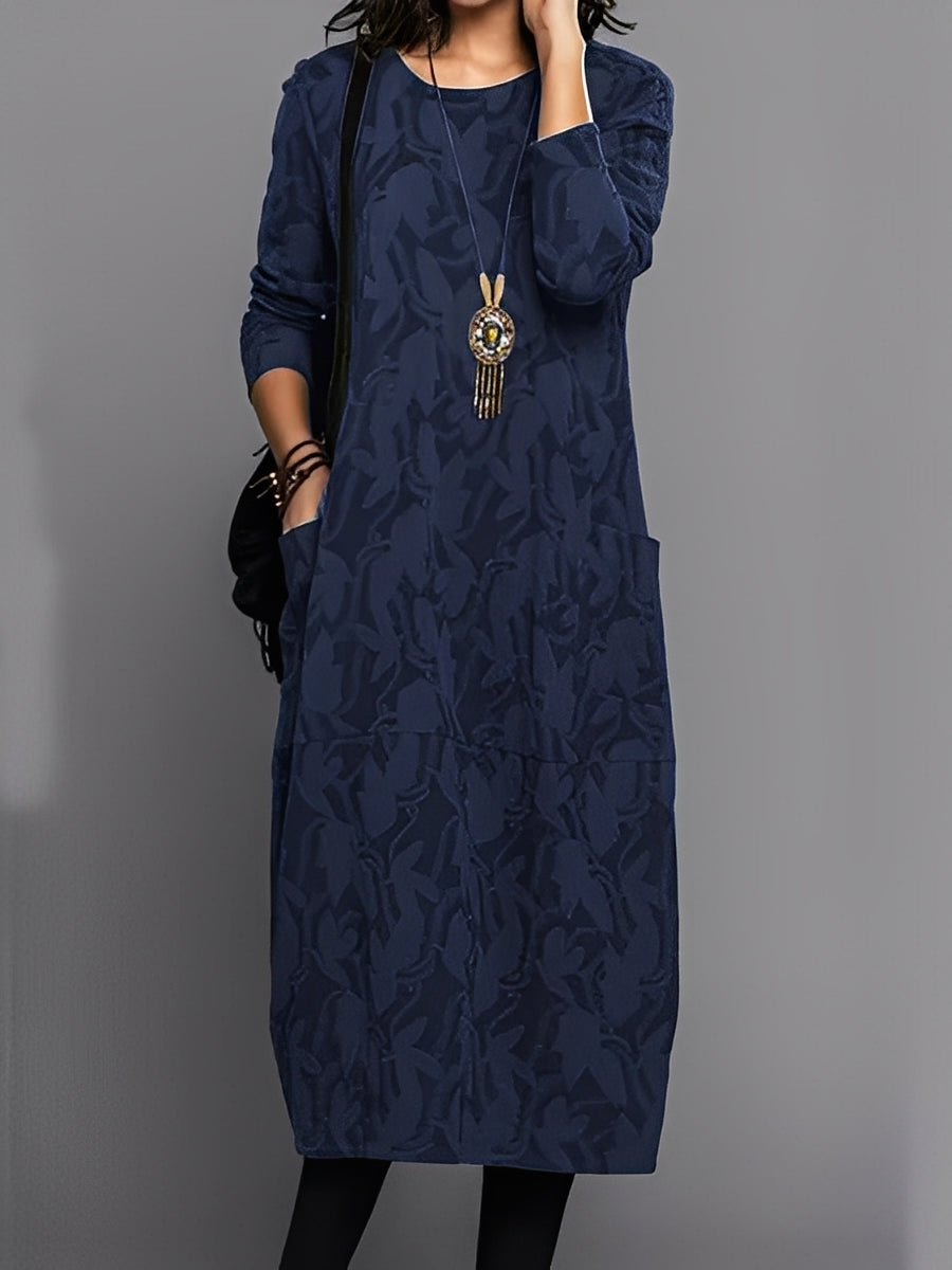 Kadence - Schickes Damenkleid mit langen Ärmeln