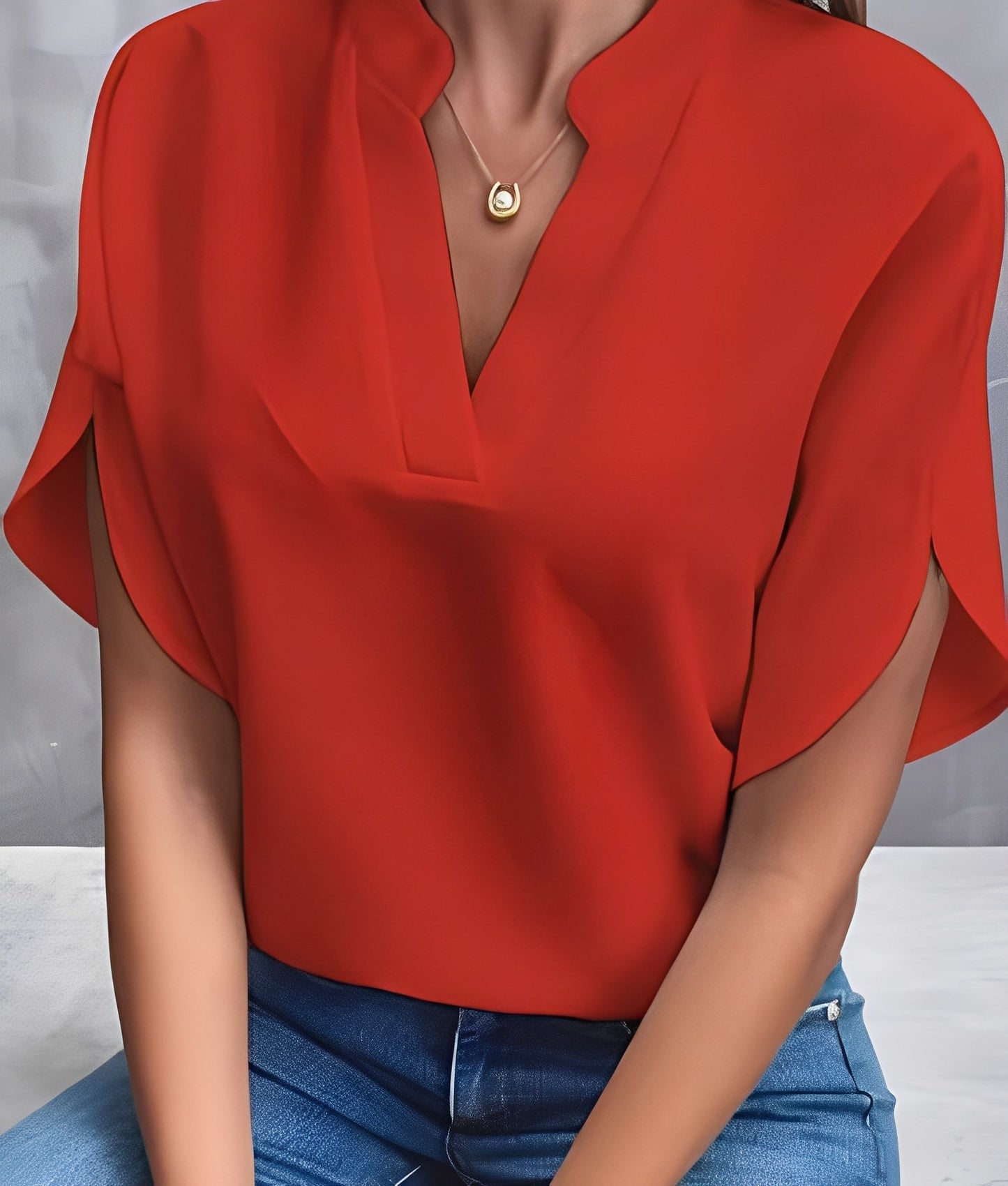 Chantelle - Damenbluse mit V-Ausschnitt
