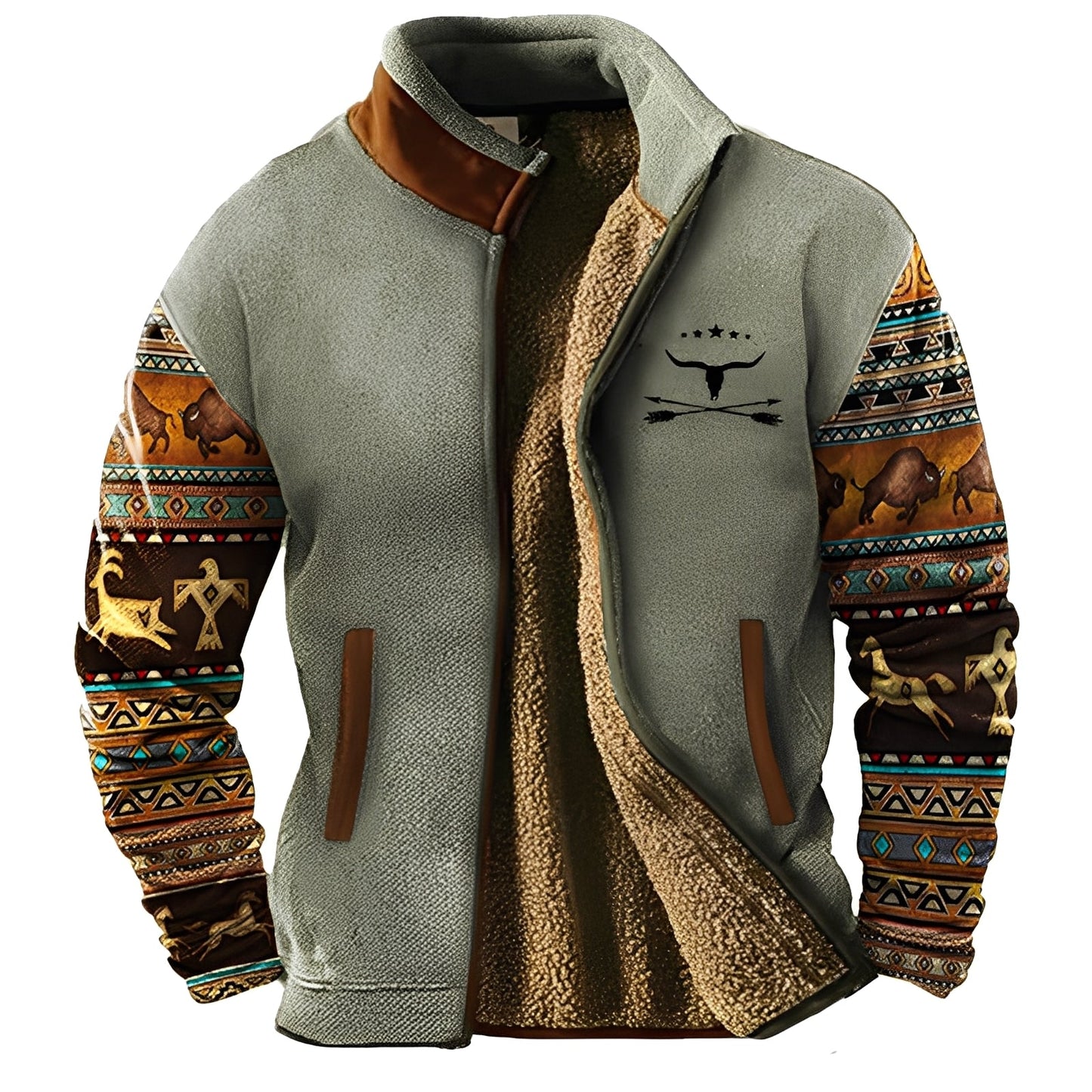 Todd - Modische, warmhaltende Herrenfleecejacke