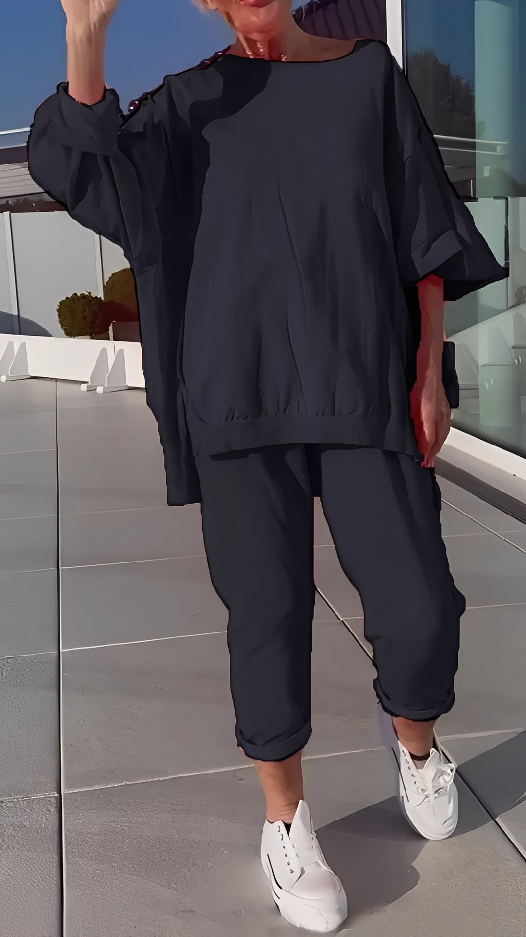 Eleanore - Angenehmes Damen-Set mit lockerem Shirt und Hose