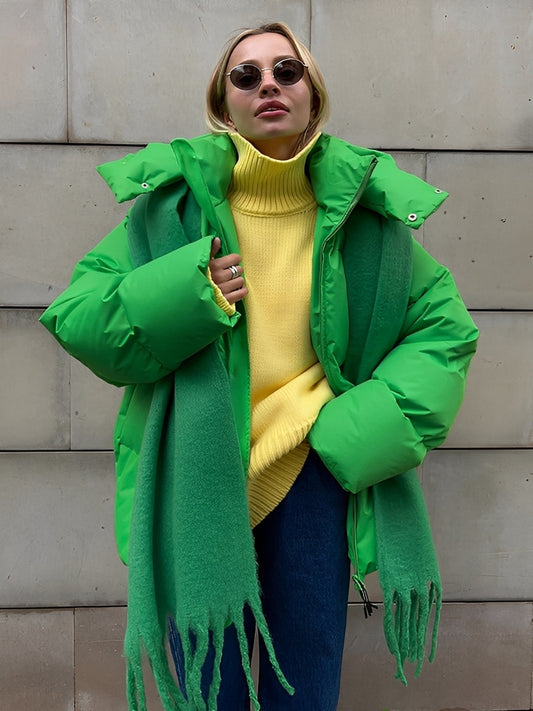 Loreen - Komfortable, warm gefütterte, locker sitzende Damenjacke