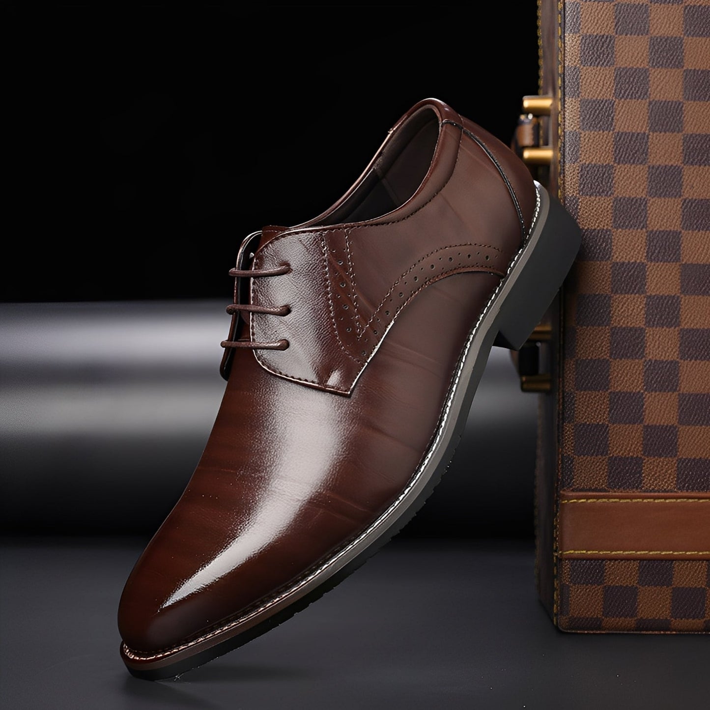 Beckham - Elegante Schnürschuhe im Brogue-Stil für Herren