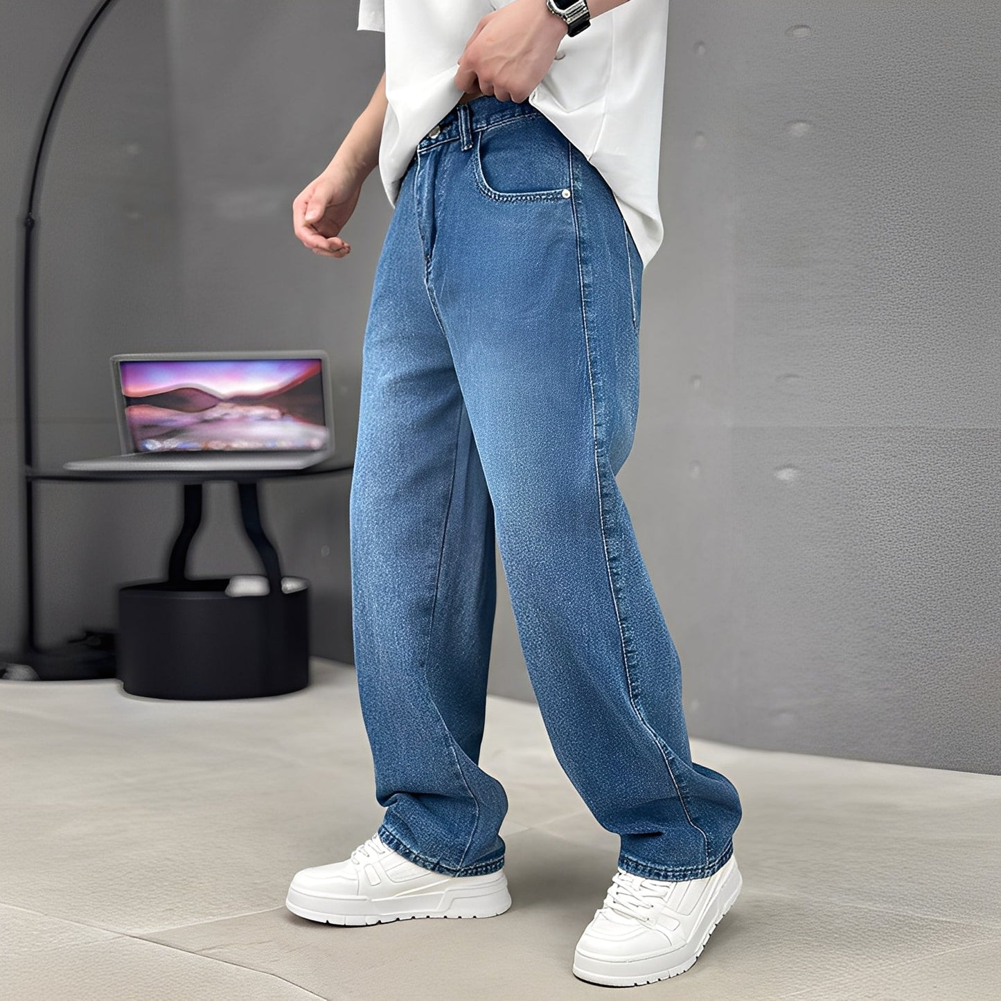 Wendell - Trendige Männerjeans mit bequemer Passform