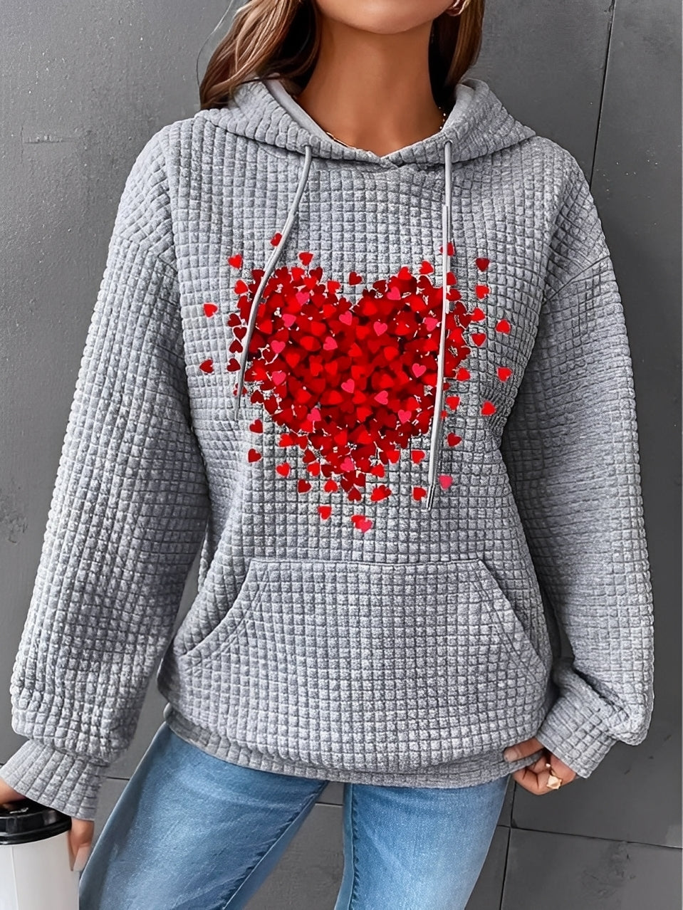 Berenice - Gedruckter Damen-Hoodie für Komfort