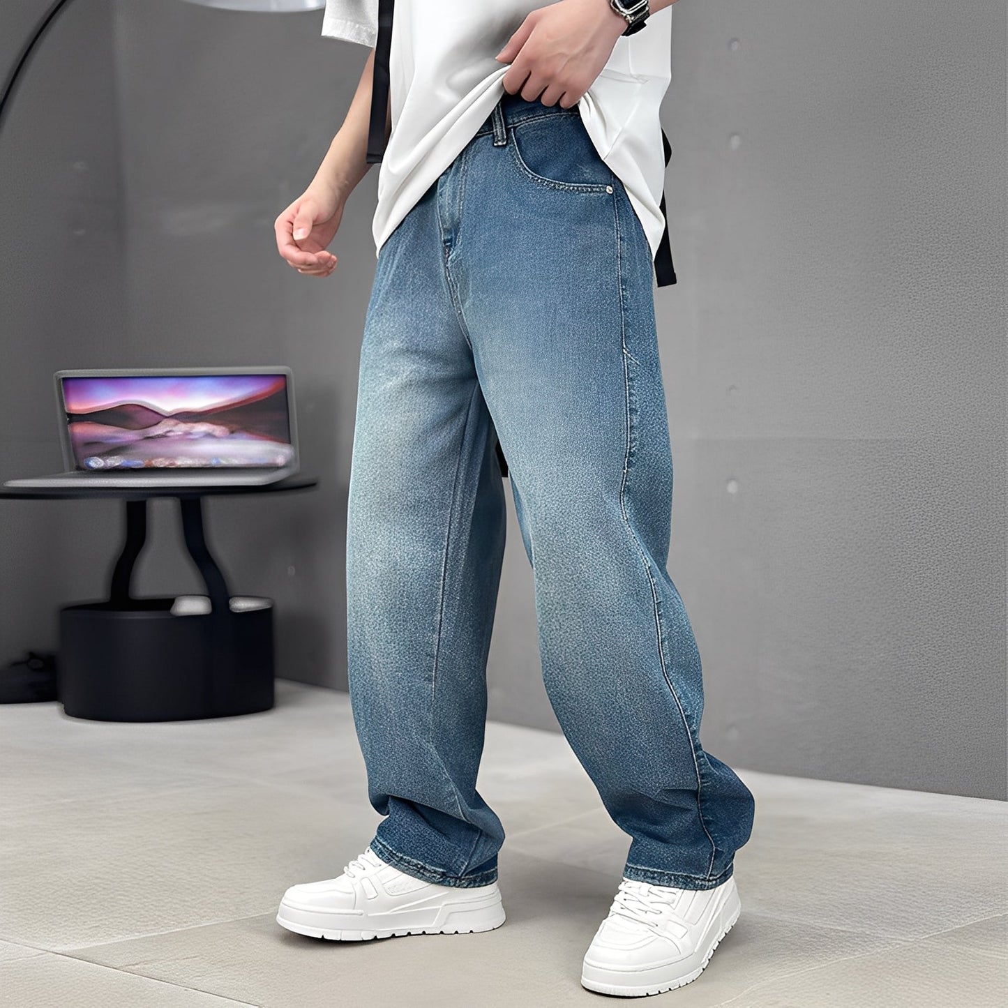 Wendell - Trendige Männerjeans mit bequemer Passform