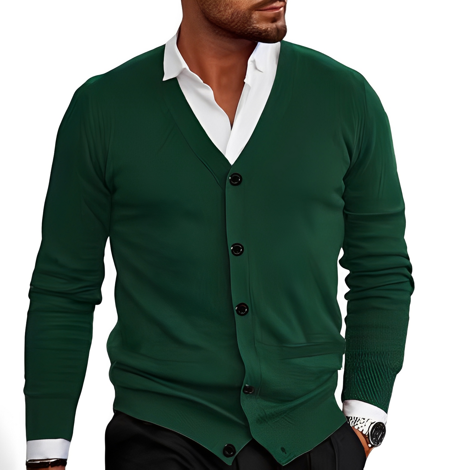 Kyler - Schicker Herren-Cardigan mit Knöpfen