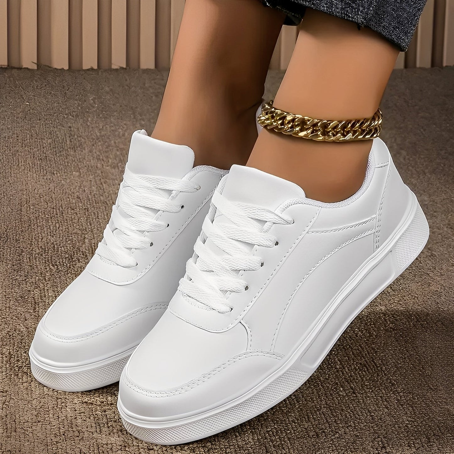 Rexanne - Trendige Damensneaker aus PU-Leder