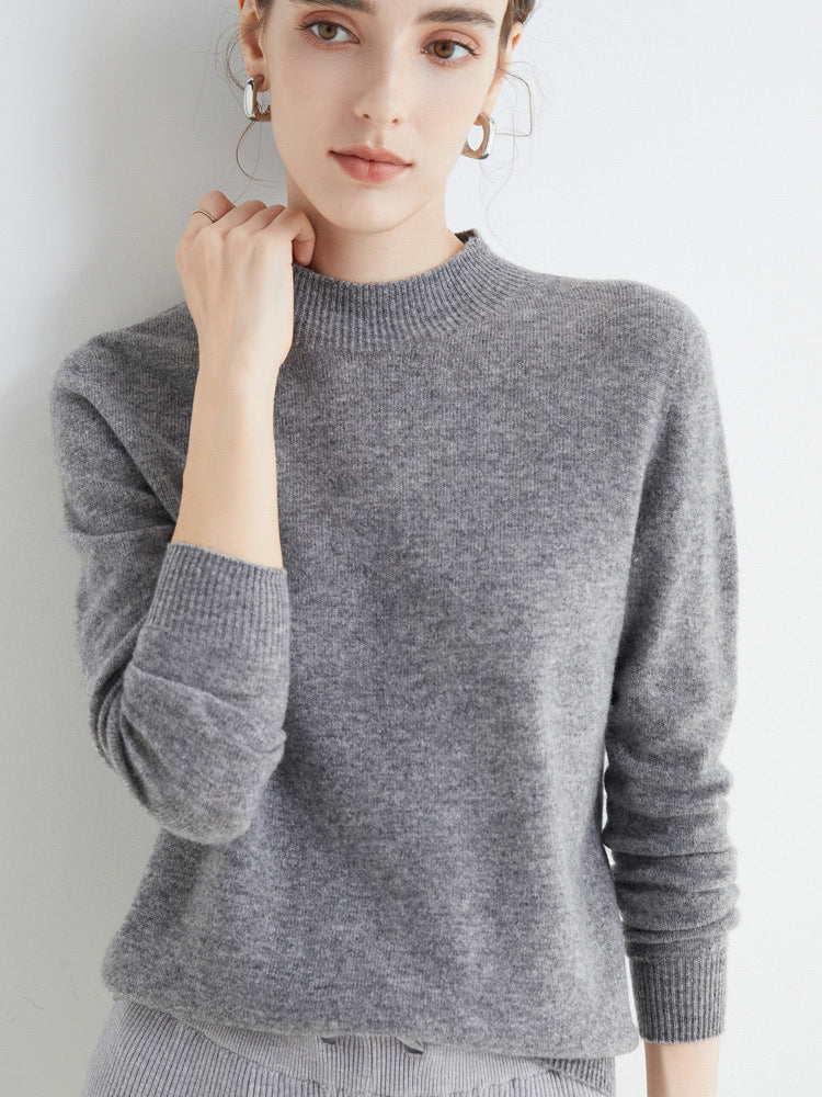 Rhoda - Schlichter Damenpullover aus Kaschmir