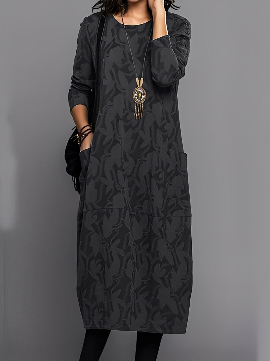 Kadence - Schickes Damenkleid mit langen Ärmeln