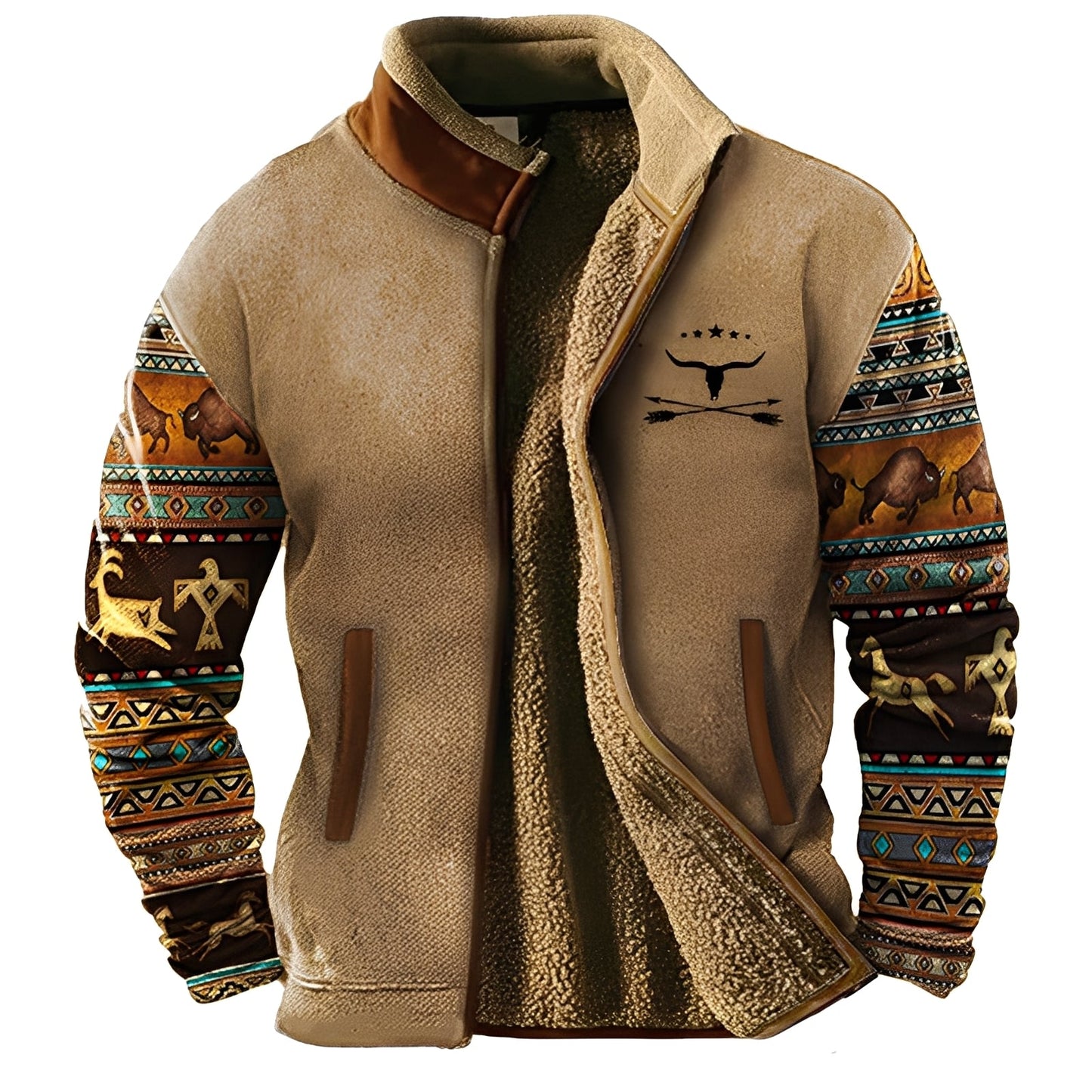 Todd - Modische, warmhaltende Herrenfleecejacke
