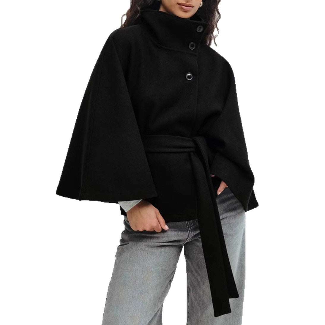 Loraine - Modische Damenjacke mit lockerem Schnitt und Gürtel
