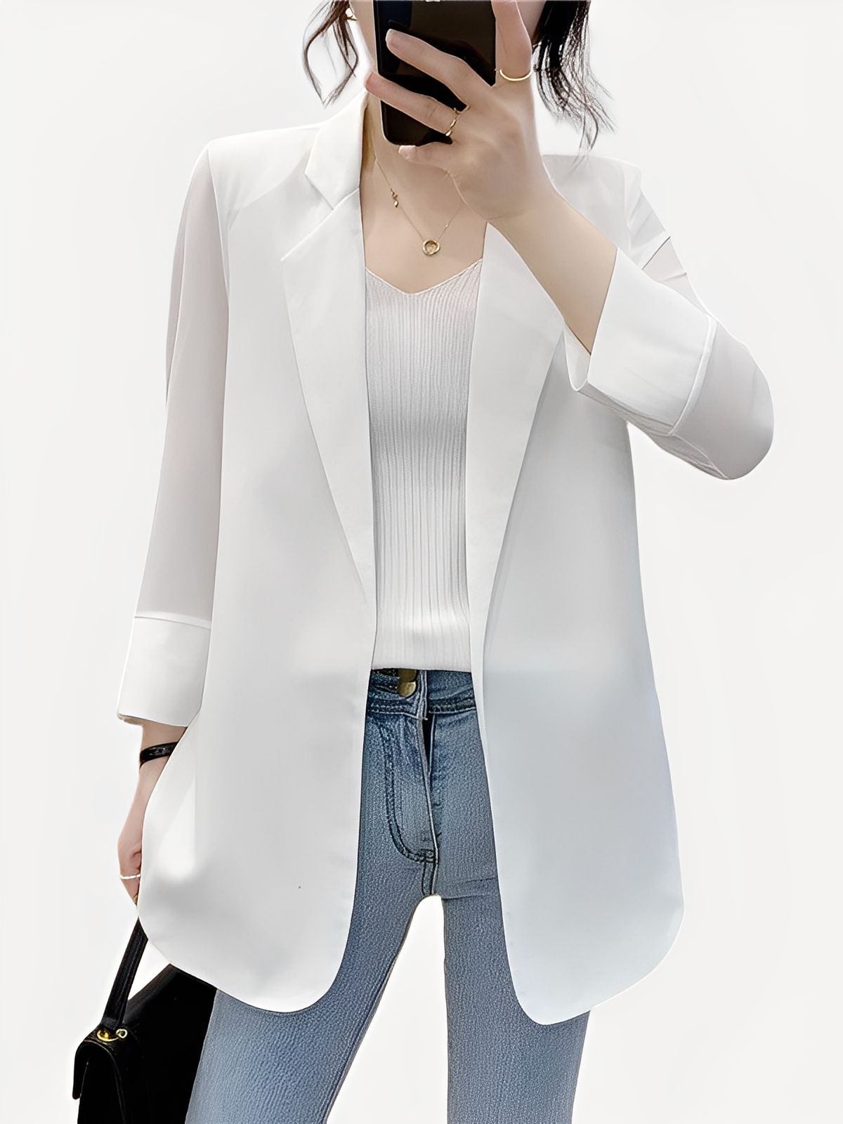 Joselyn - Damenstrickblazer mit eleganter Struktur