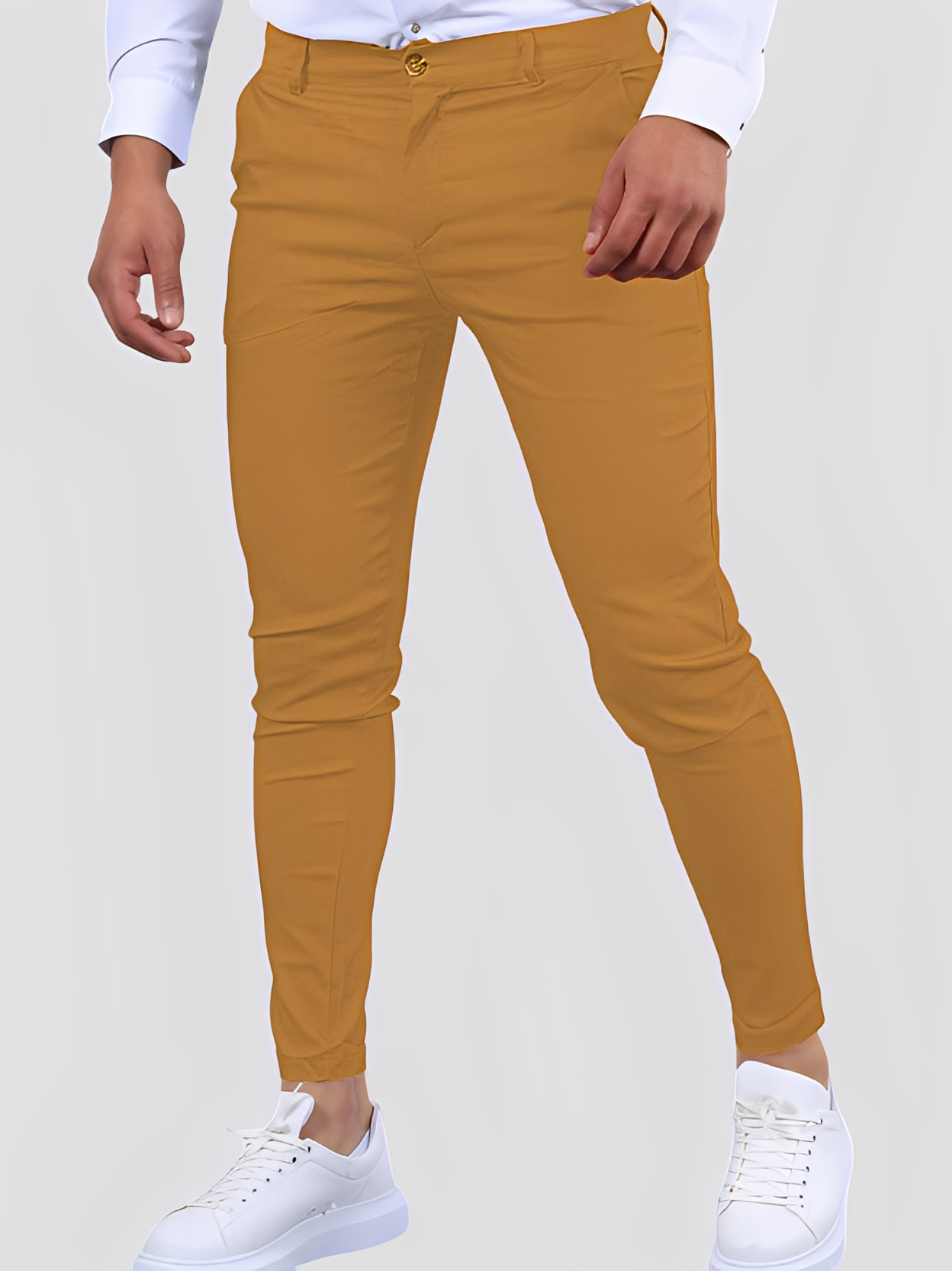 Shelton - Bequeme, elastische Herrenhose im engen Stil