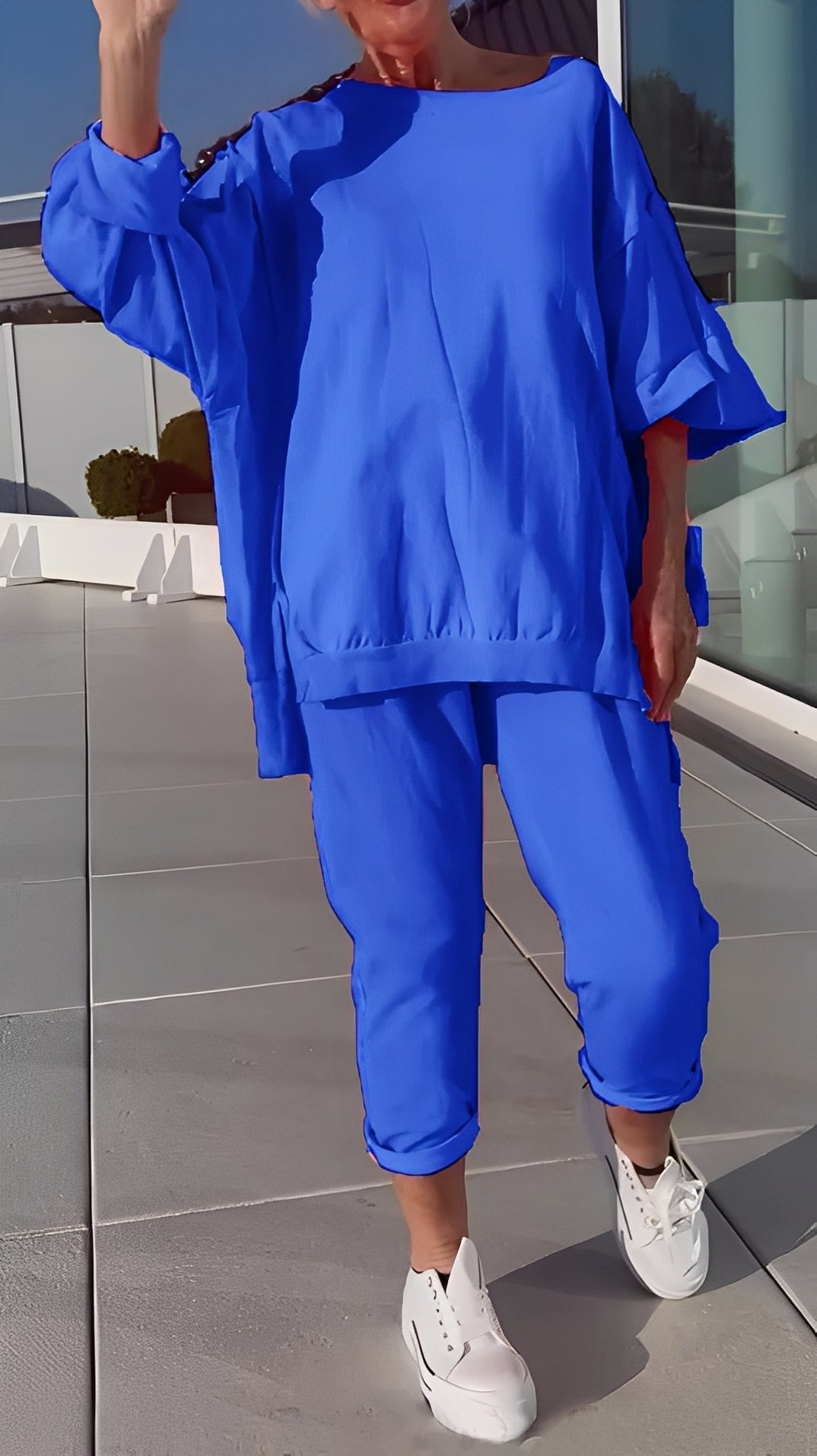 Eleanore - Angenehmes Damen-Set mit lockerem Shirt und Hose