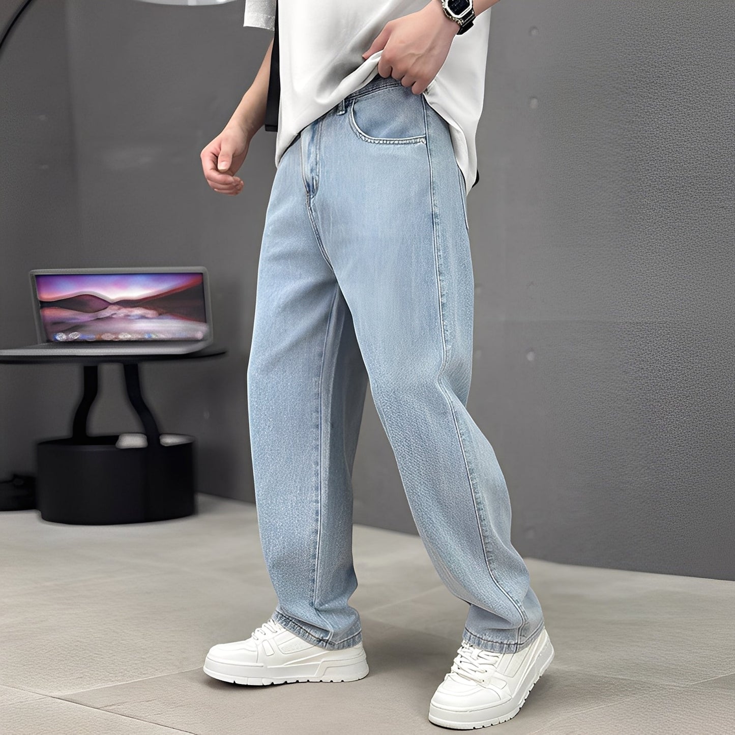 Wendell - Trendige Männerjeans mit bequemer Passform