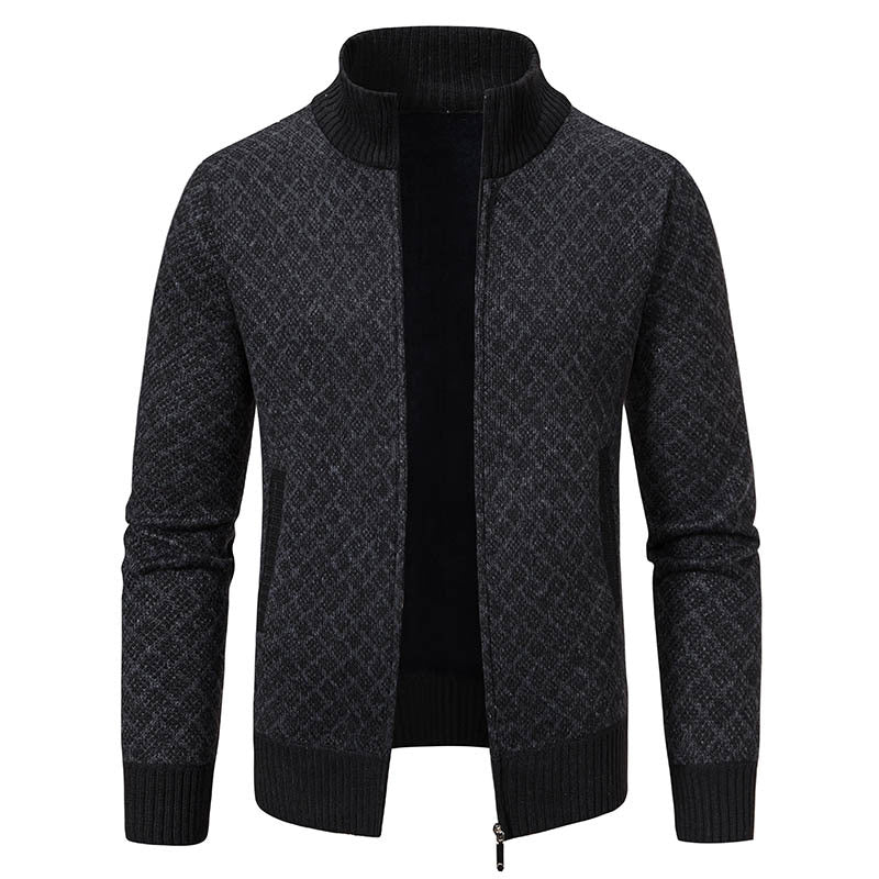 Gerald - Trendige Herren-Karojacke mit Reißverschluss