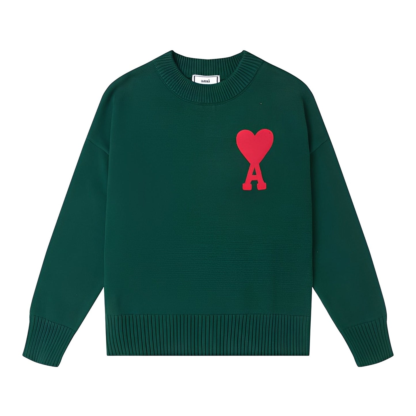 Darden - Einfacher Herrensweater mit Herzdesign
