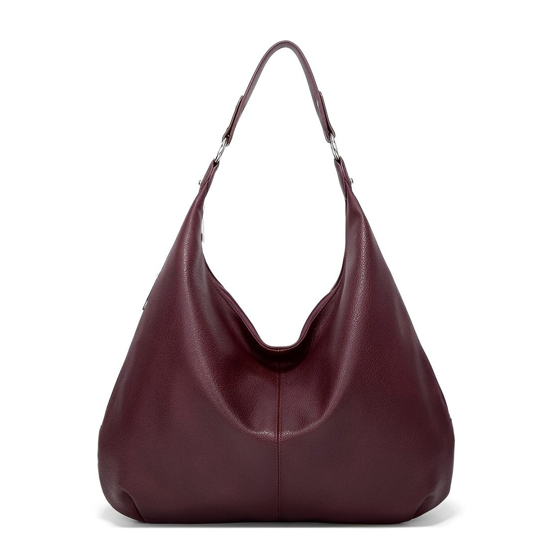 Alva – Große einfarbige Schultertasche