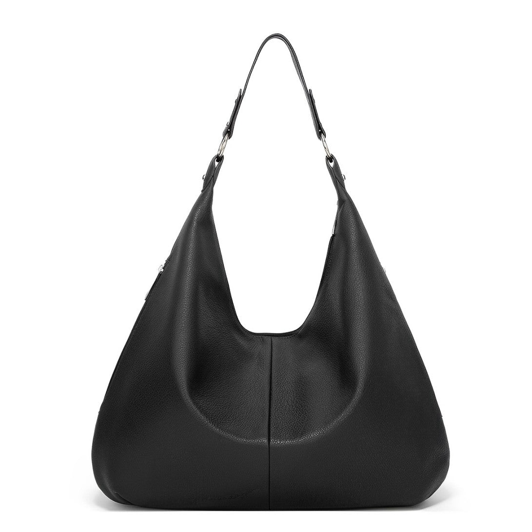 Alva – Große einfarbige Schultertasche
