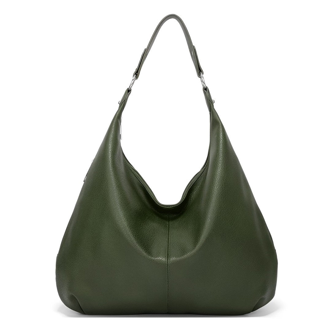 Alva – Große einfarbige Schultertasche