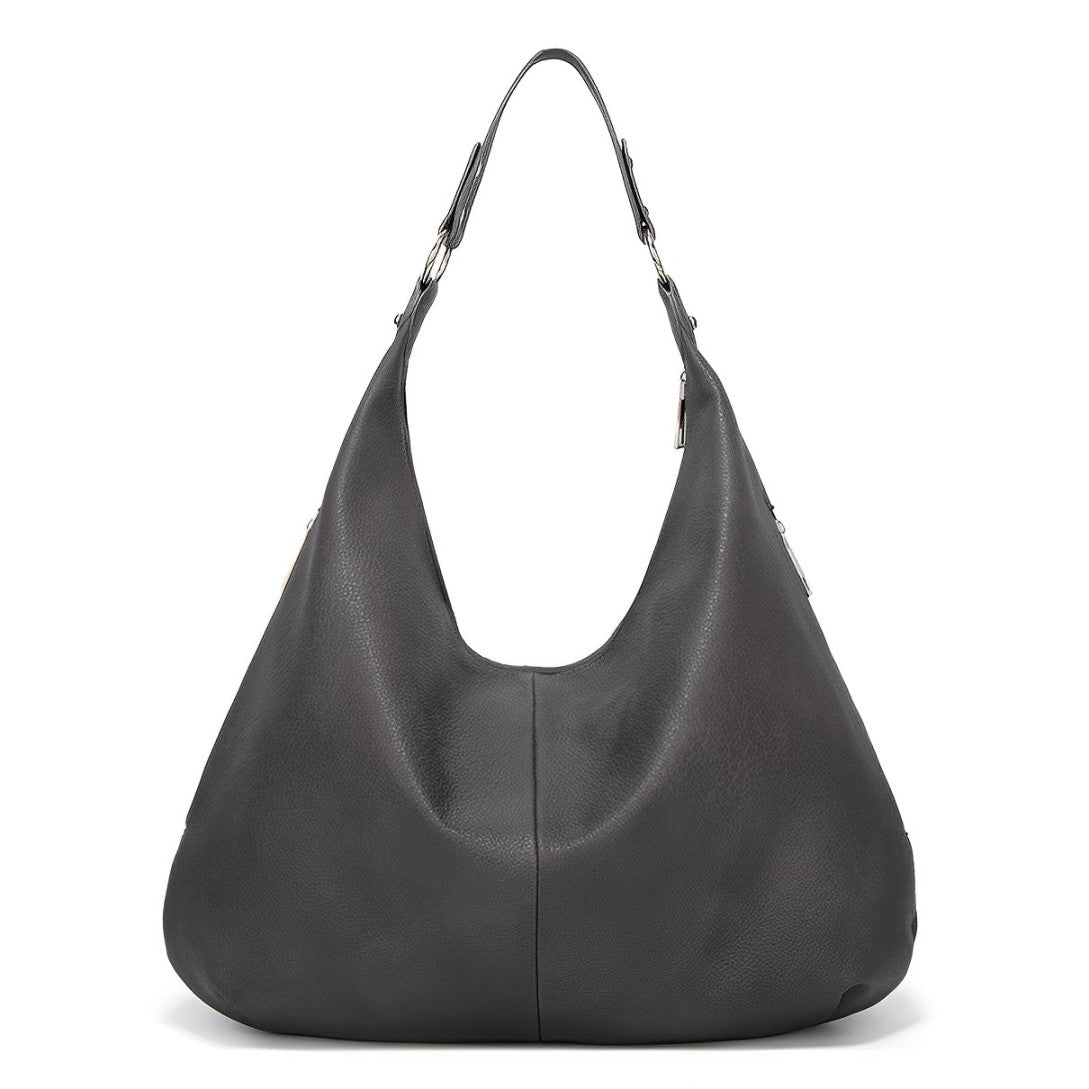 Alva – Große einfarbige Schultertasche