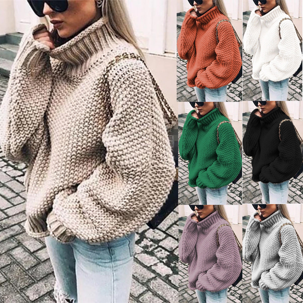 Brooke – Sehr dicker Rollkragenpullover