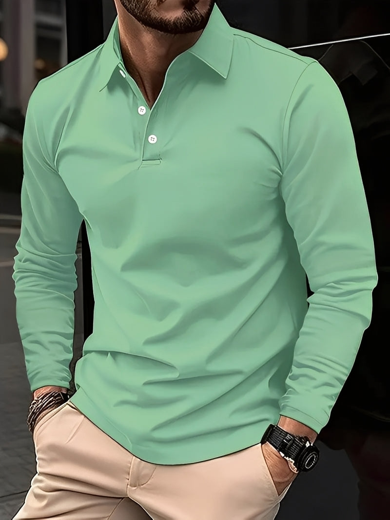 Burton - Klassisches Herren-Langarm-Poloshirt