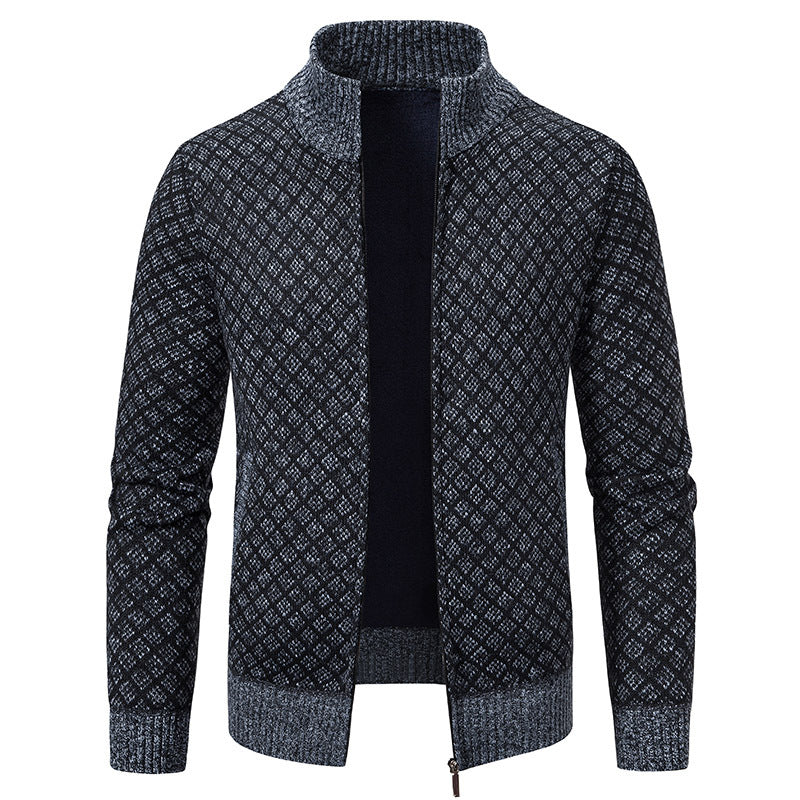 Gerald - Trendige Herren-Karojacke mit Reißverschluss