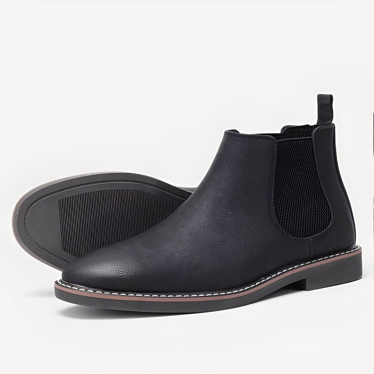 Clifton - Klassische Chelsea-Boots aus Leder für Herren