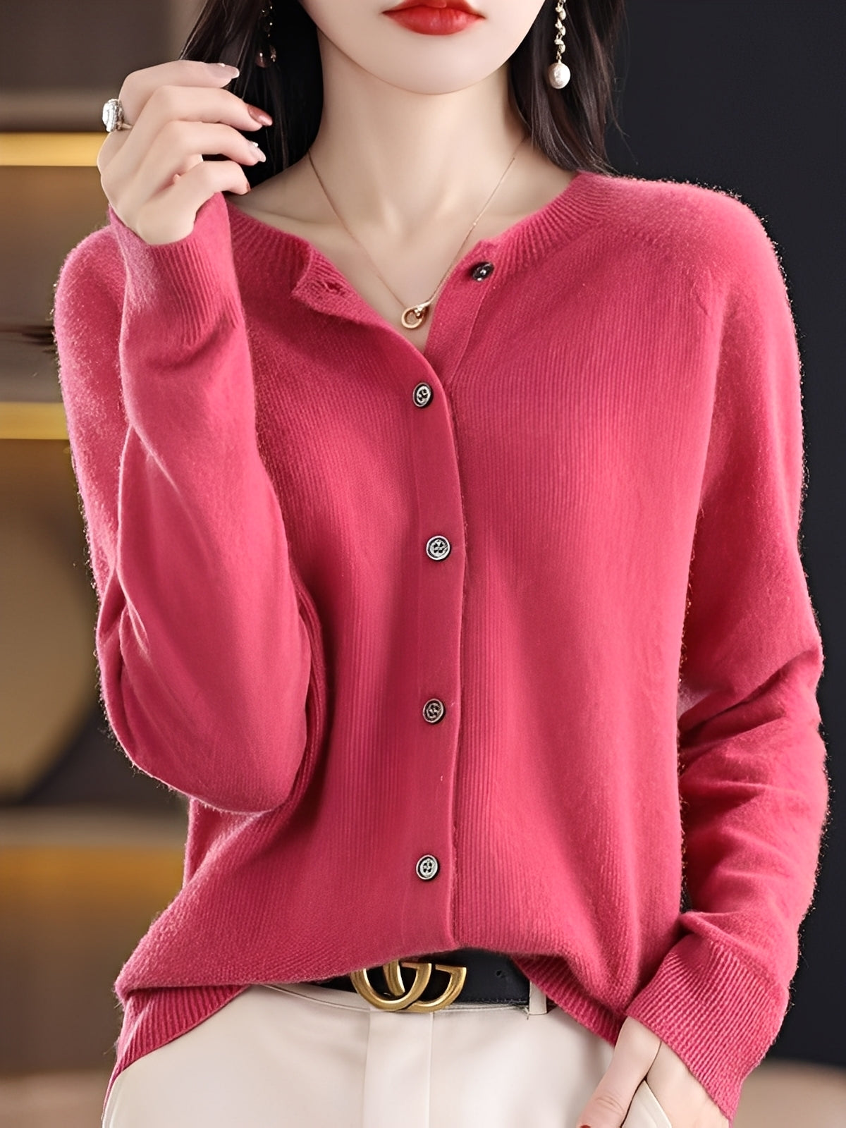 Arabella - Gemütlicher Damenpullover aus Wolle mit lässigem Stil