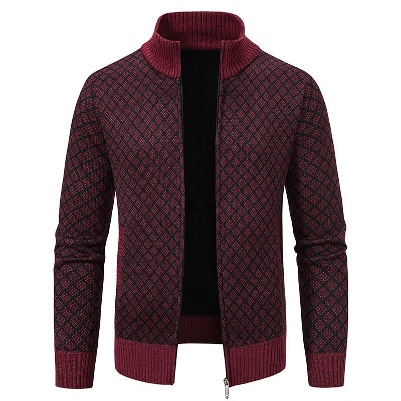 Gerald - Trendige Herren-Karojacke mit Reißverschluss