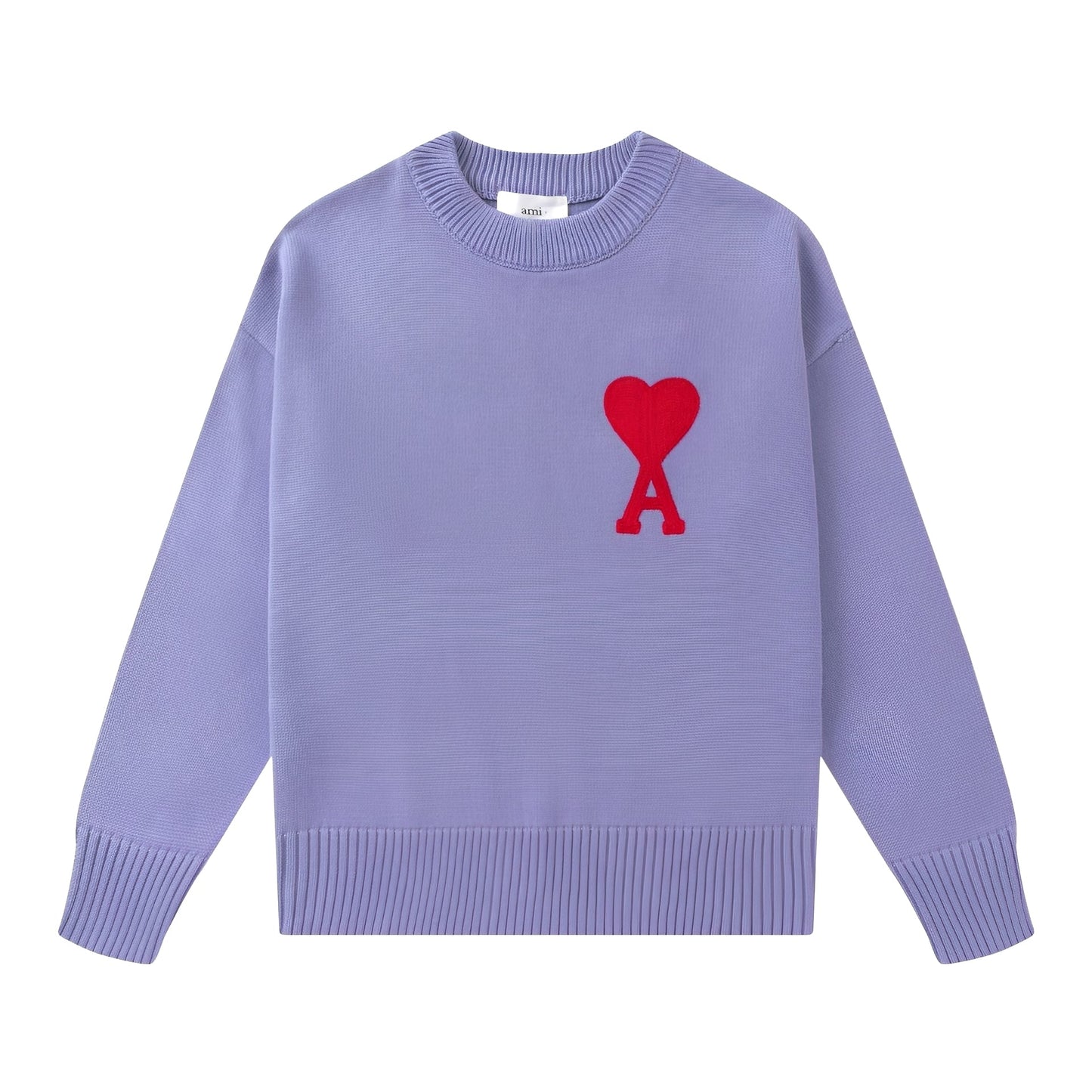 Darden - Einfacher Herrensweater mit Herzdesign