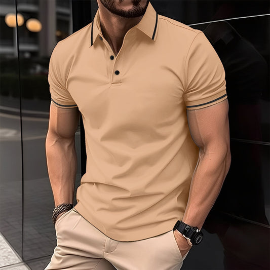 Mervyn - Bequeme Herren-Sportshirts mit kurzen Ärmeln