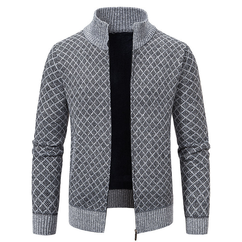 Gerald - Trendige Herren-Karojacke mit Reißverschluss