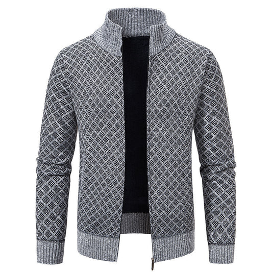 Gerald - Trendige Herren-Karojacke mit Reißverschluss
