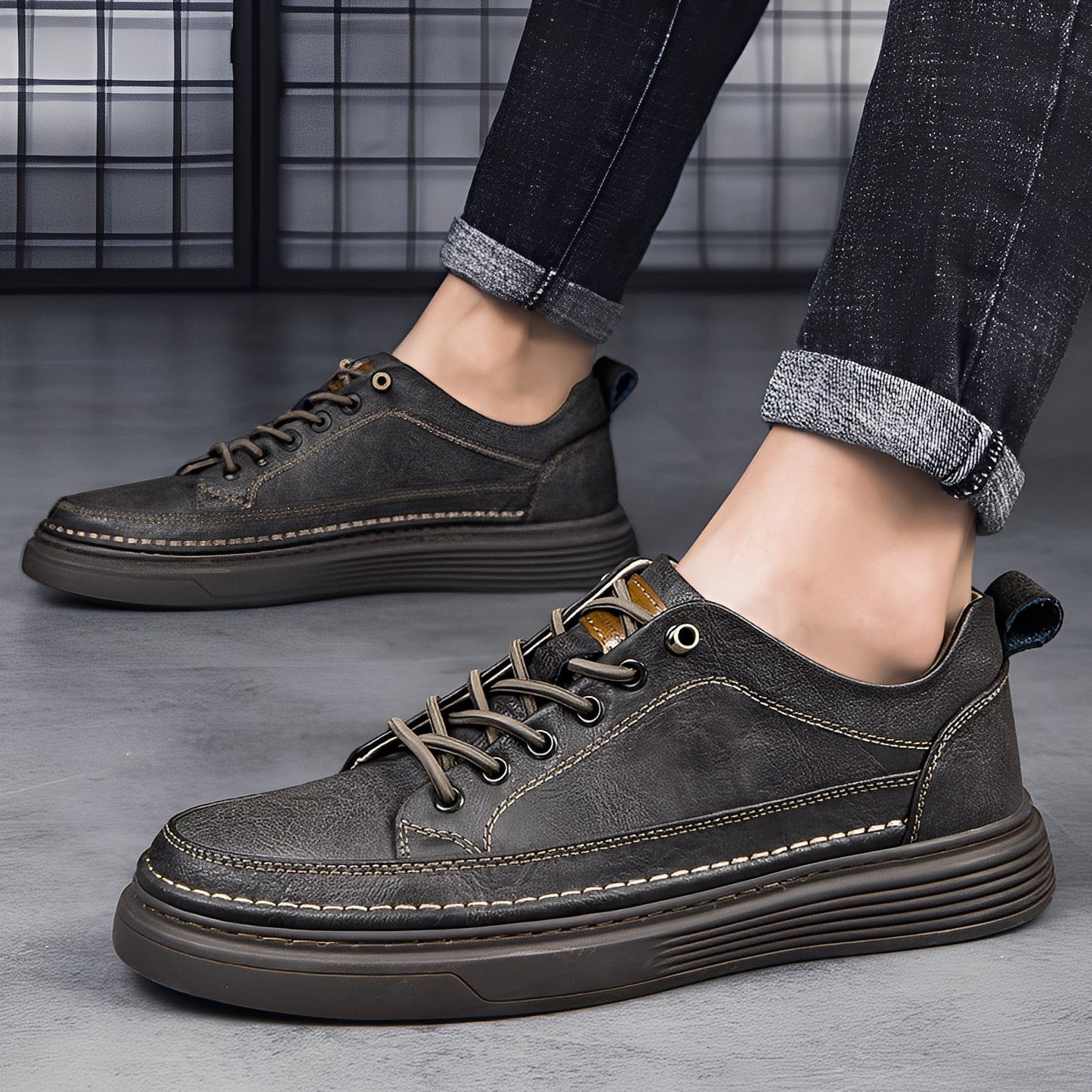 Damion - Zeitlose Lederschuhe für Männer