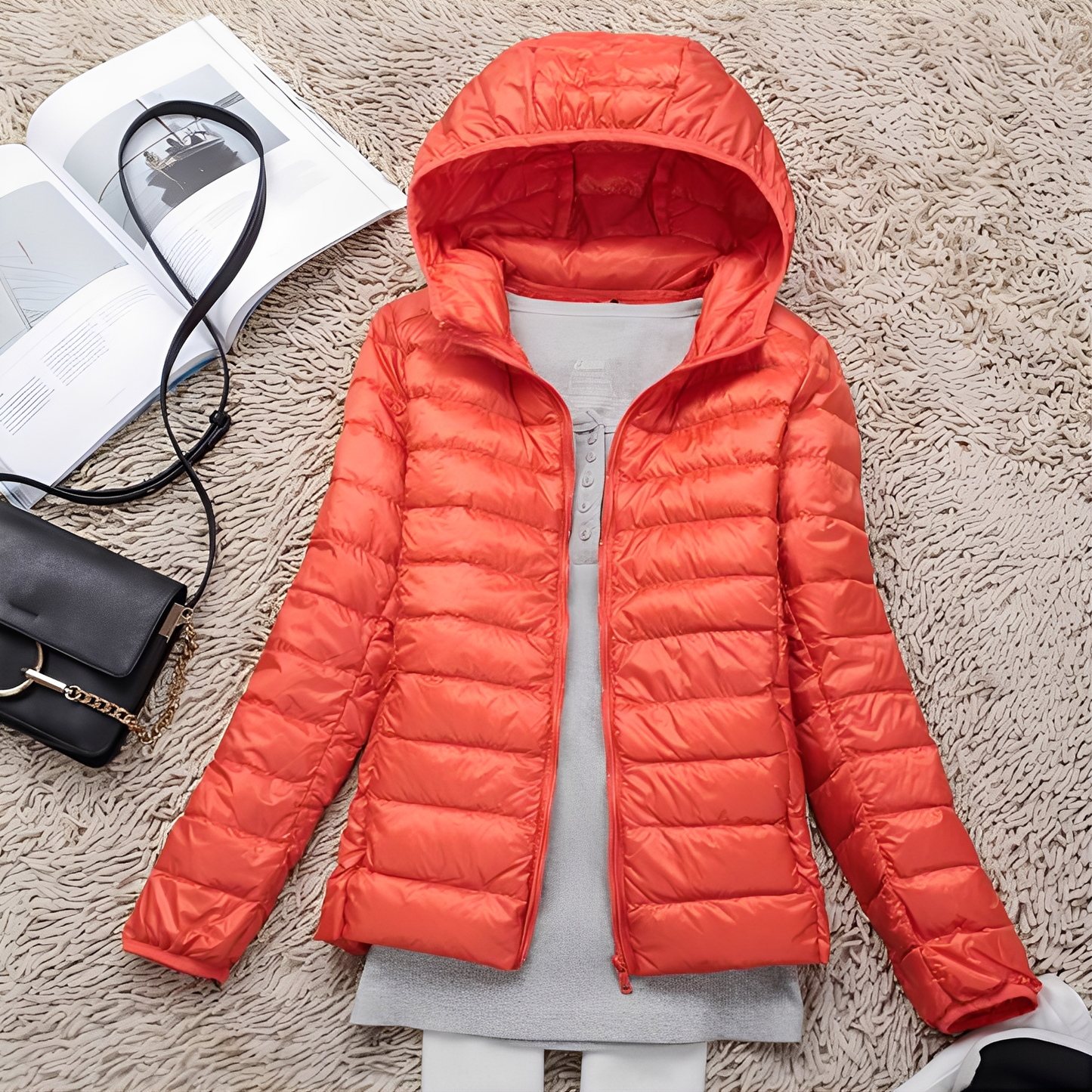 Lyndsay - Bequeme, schmal geschnittene Damen-Daunenjacke