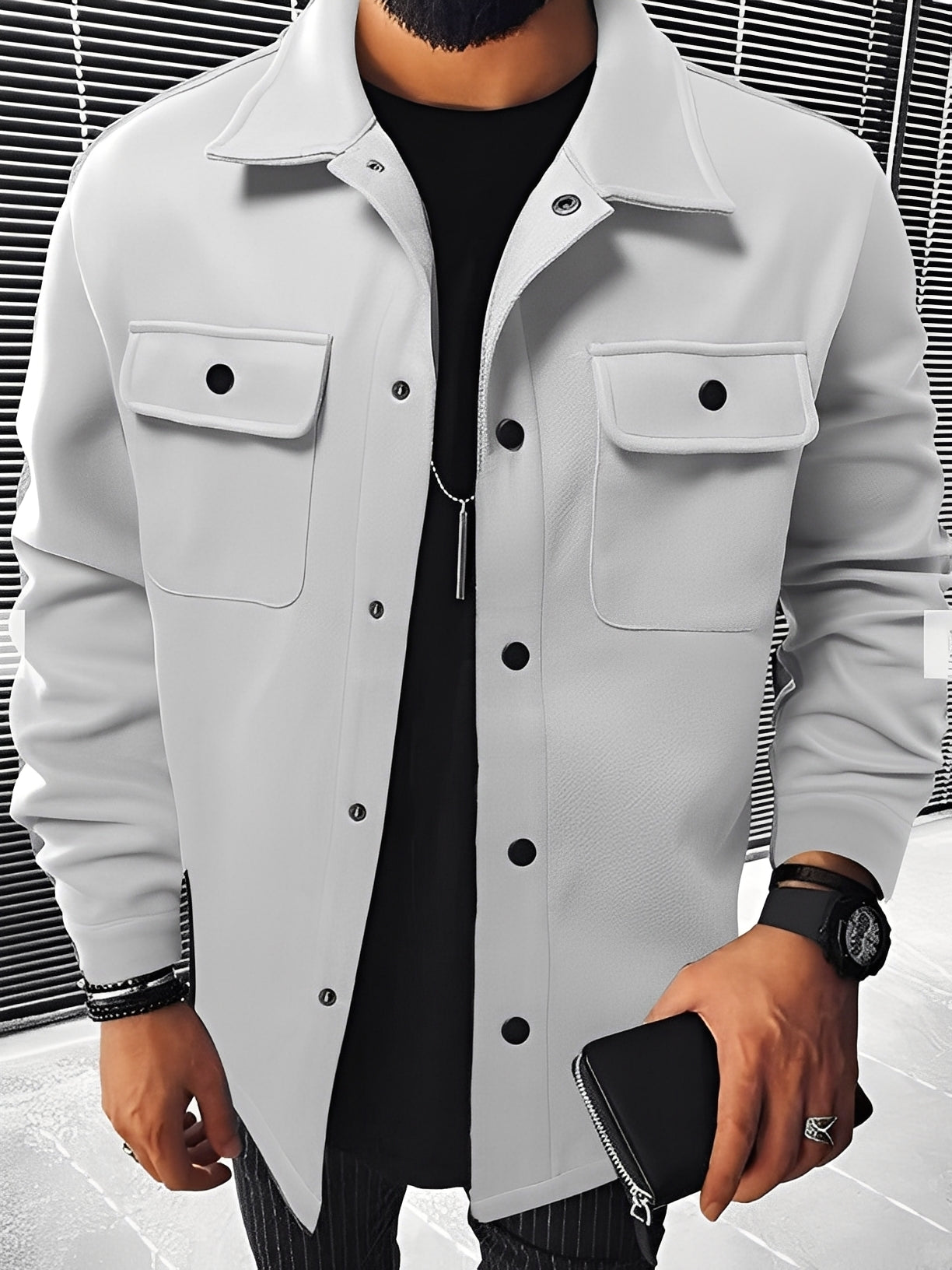 Clinton - Herrenjacke mit modernem Revers und Taschen
