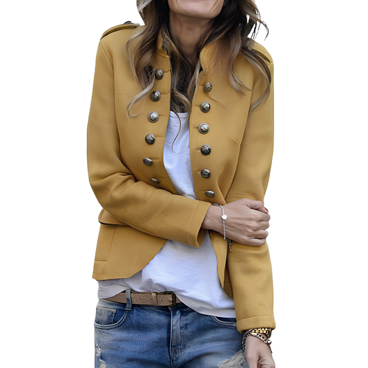 Rhoda - Eleganter Blazer mit Stehkragen für Damen