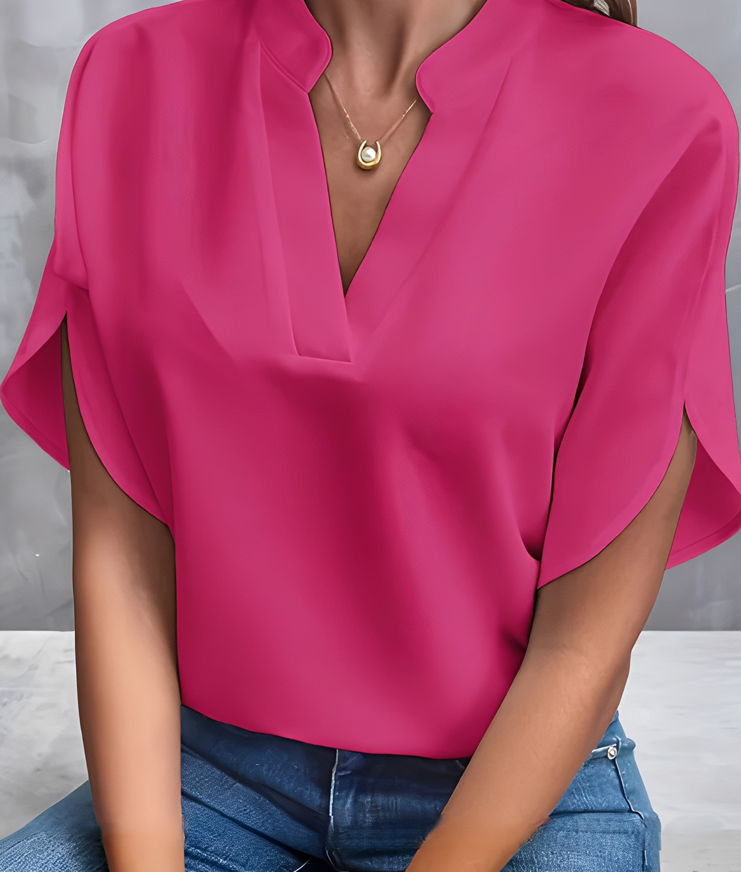 Chantelle - Damenbluse mit V-Ausschnitt