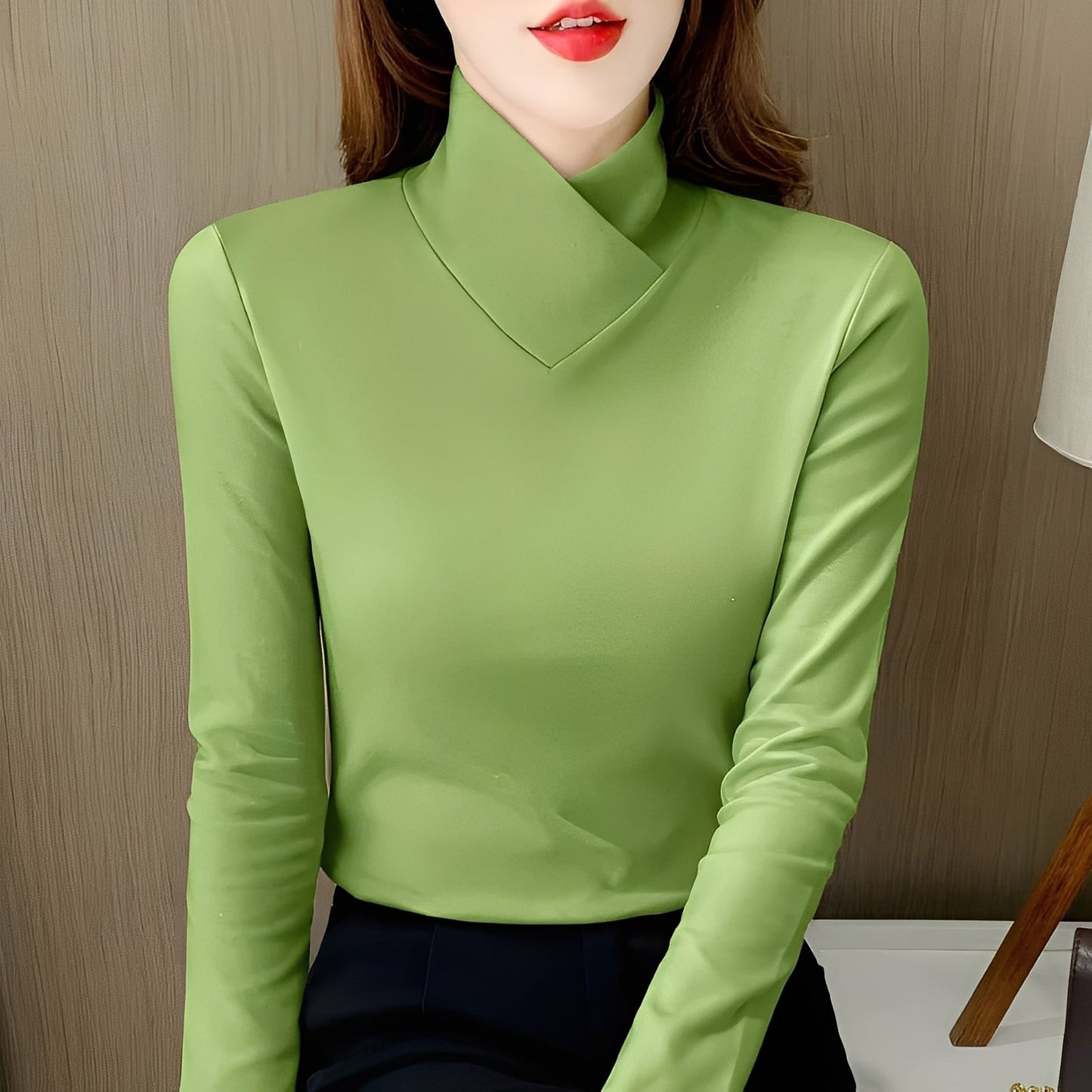 Mikayla - Stilvoller, figurbetonter Damen-Rollkragenpullover