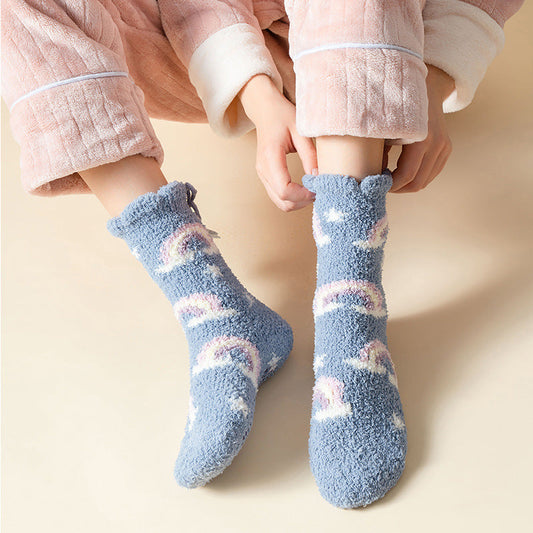 Ramona - Stilvolle, warme Wintersocken für Damen aus Fleece