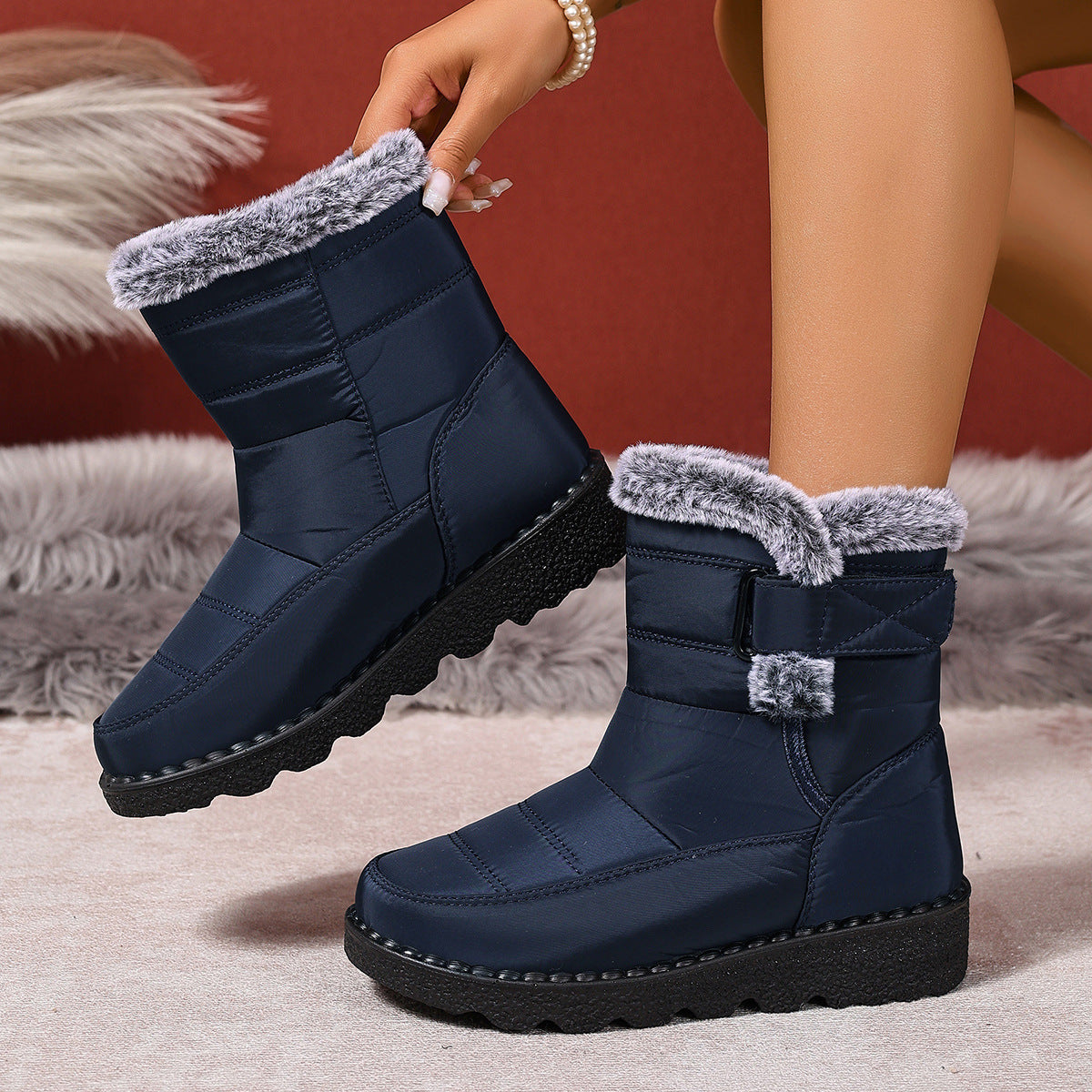 Denise - Bequeme, wasserdichte Damen-Winterboots